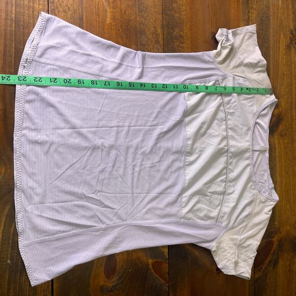 Lululemon LOT of 3 Black Red Lavender Tank Top T shirt Athletic Tops Women's 6 - Picture 9 of 13